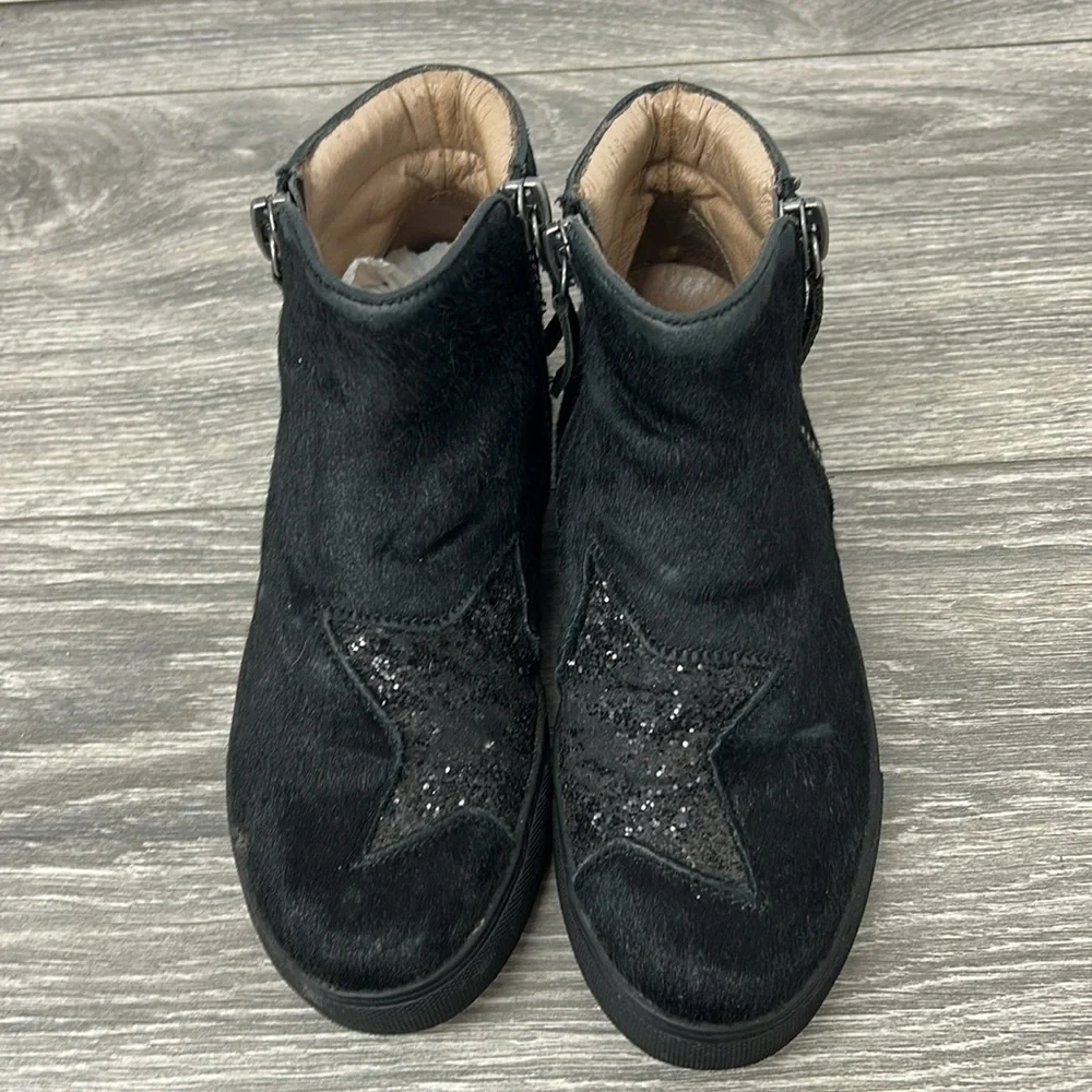 Movie’s Cow Hide Ankle Boots with Star Detail Size 4